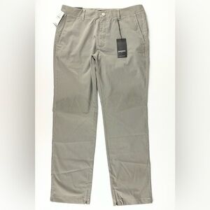 Bonobos Golf Mens Stone Minicheck Straight Leg Pants Size 34 x 32